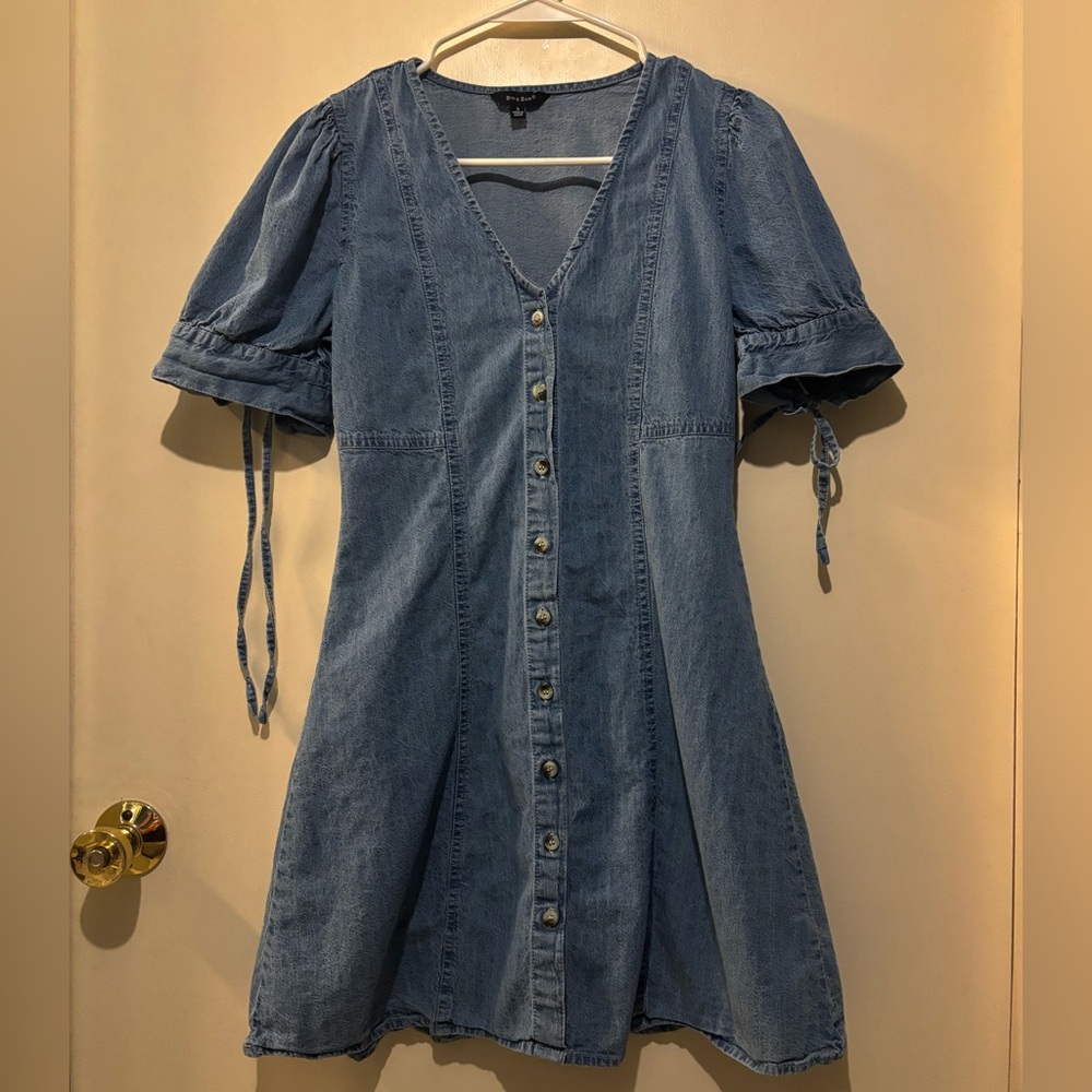 Denim mini dress - Size S
